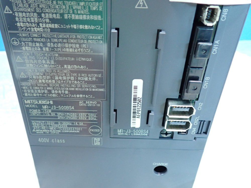 Mitsubishi Ac Servo Amplifier Drive - Mr-j3-500bs4