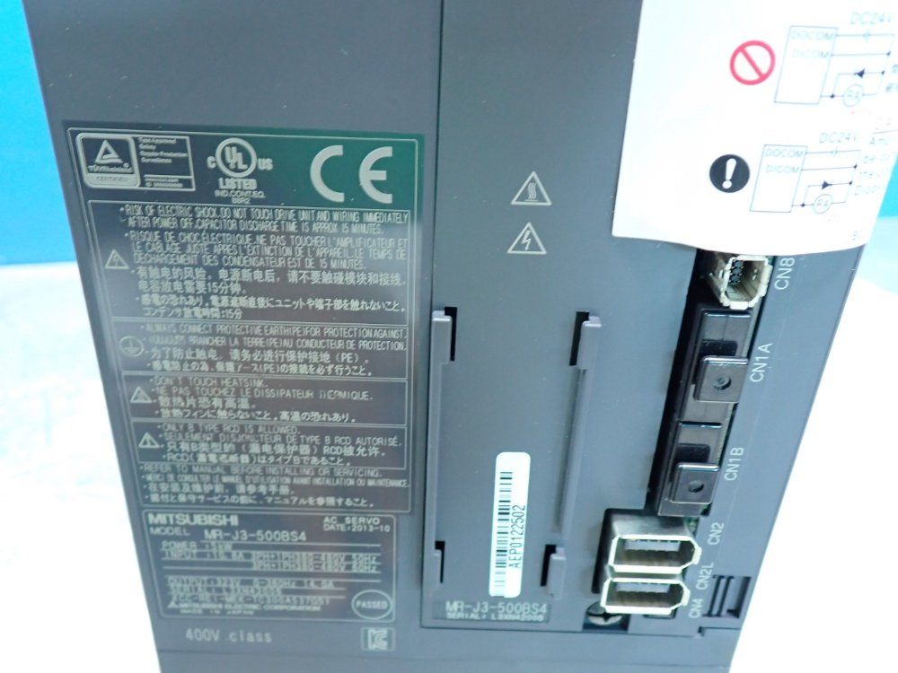 Mitsubishi Ac Servo Amplifier Drive - Mr-j3-500bs4