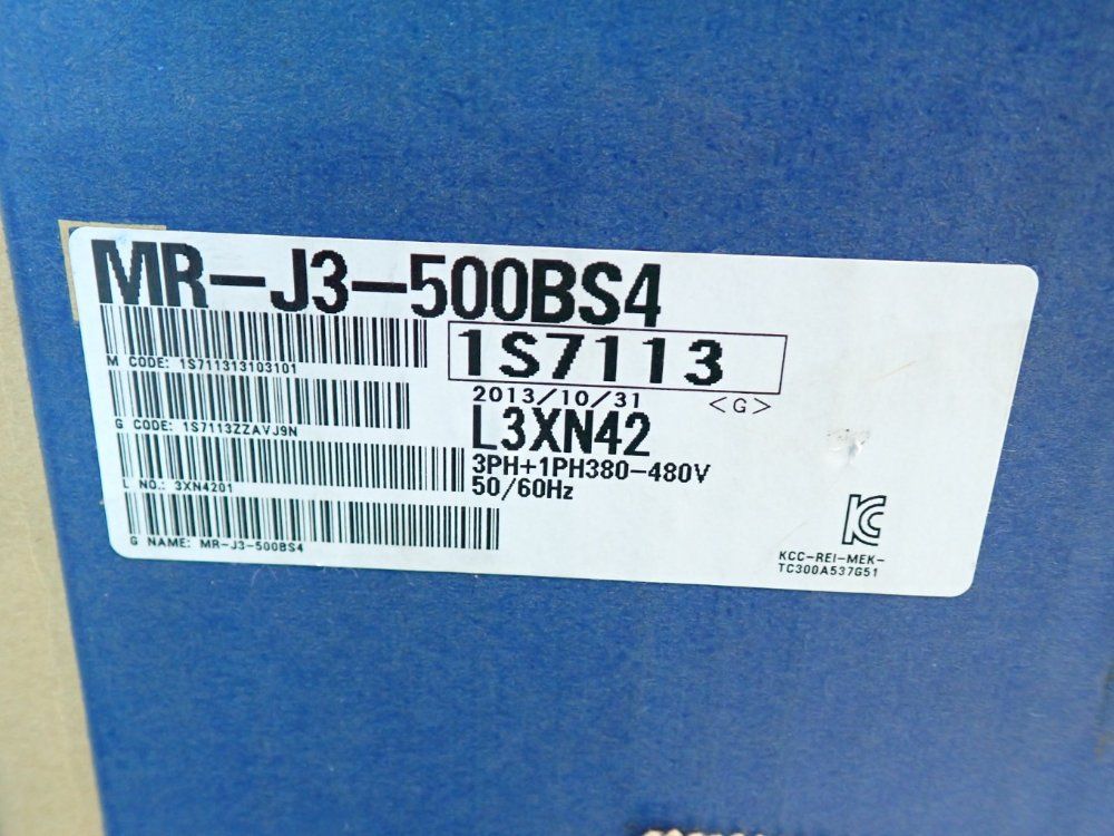 Mitsubishi Ac Servo Amplifier Drive - Mr-j3-500bs4