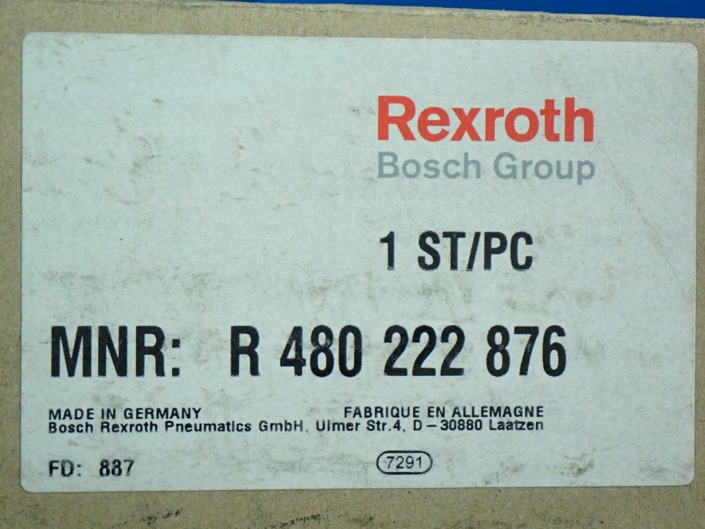 Rexroth 3/8" Port Pneumatic Manifold - R480222876