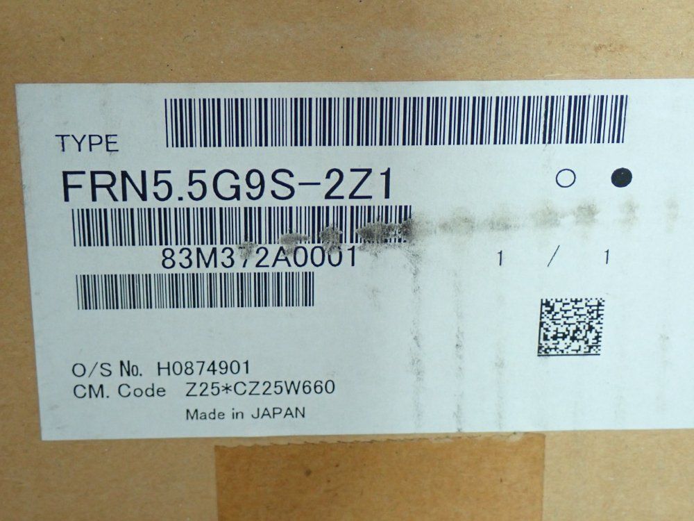 Fuji Electric Inverter Drive Unit - Frn5.5g9s-2