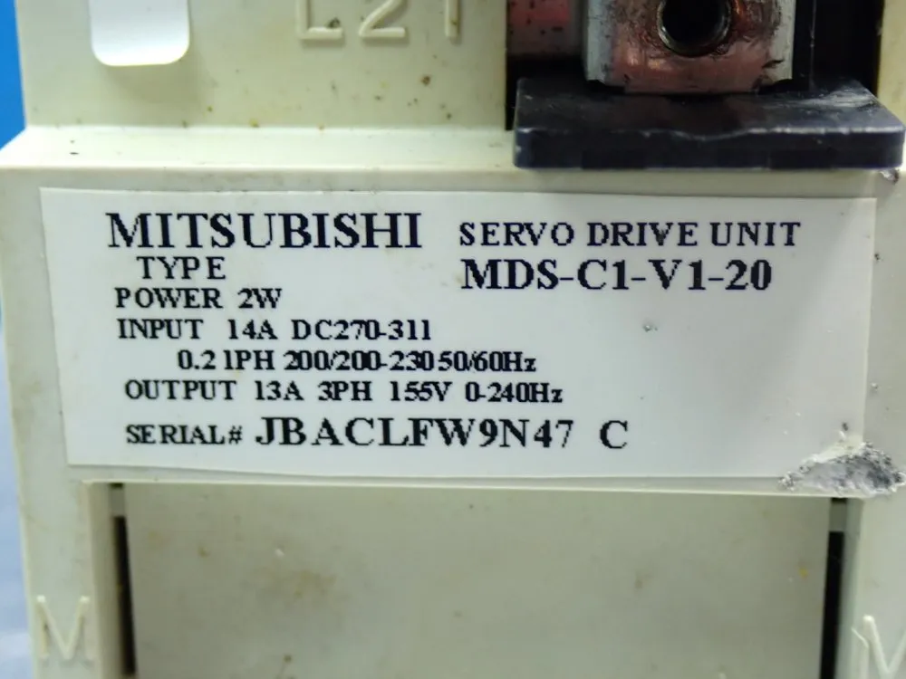Mitsubishi Ac Servo Drive Module Mds-c1 Series - Mds-c1-v1-20