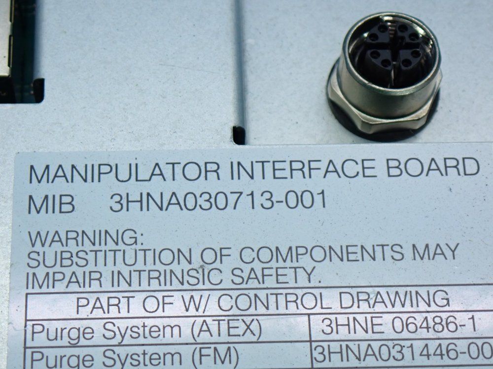 Abb Mib Manipulator Interface Board - 3hna030713-001