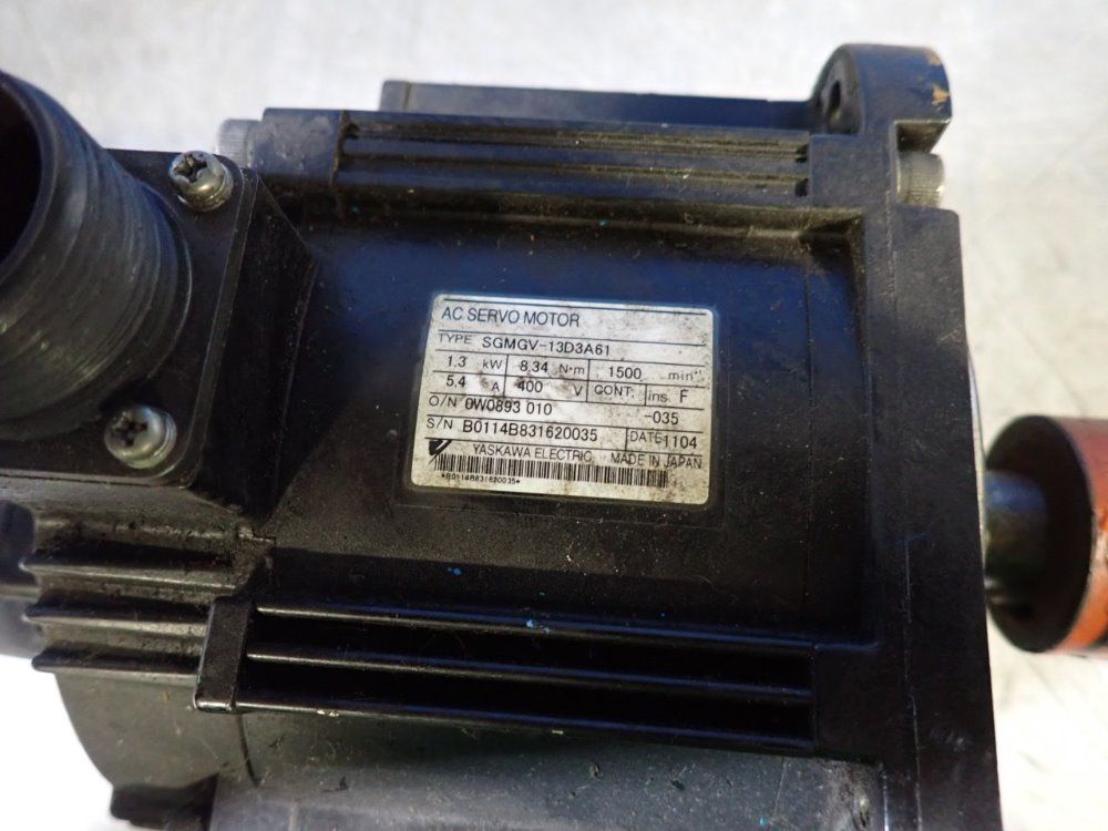 Yaskawa 1.3 Kw Servo Motor - Sgmgv-13d3a61