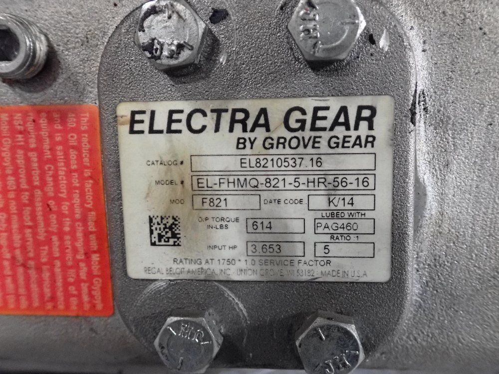 Electra 614 In Lbs Gear Reducer - El-fhmq-821-5-hr-140-24