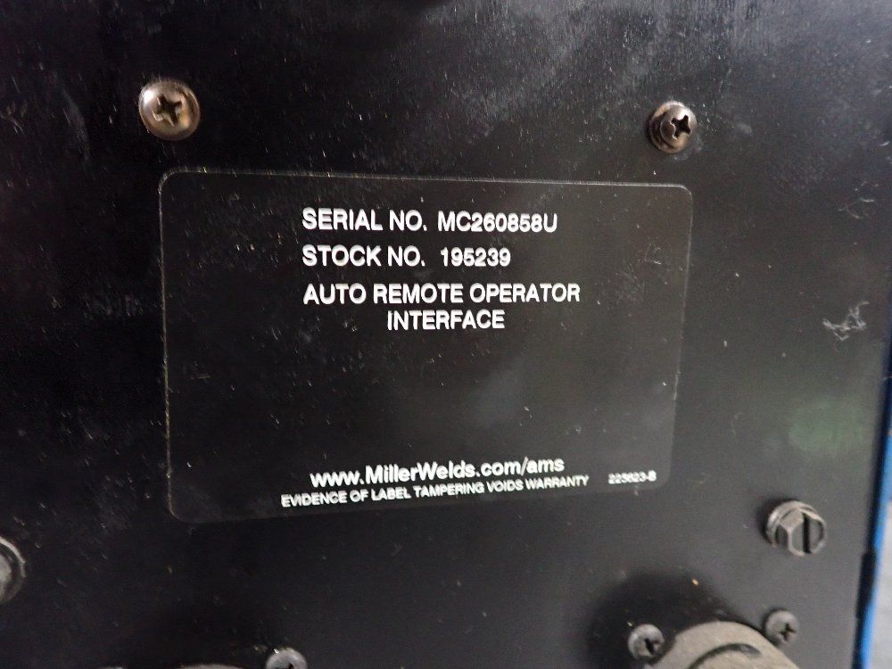 Miller Remote Operator Interface