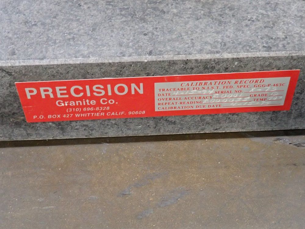 Precision Granite Co 18"x12"x3" Granite Surface Plate