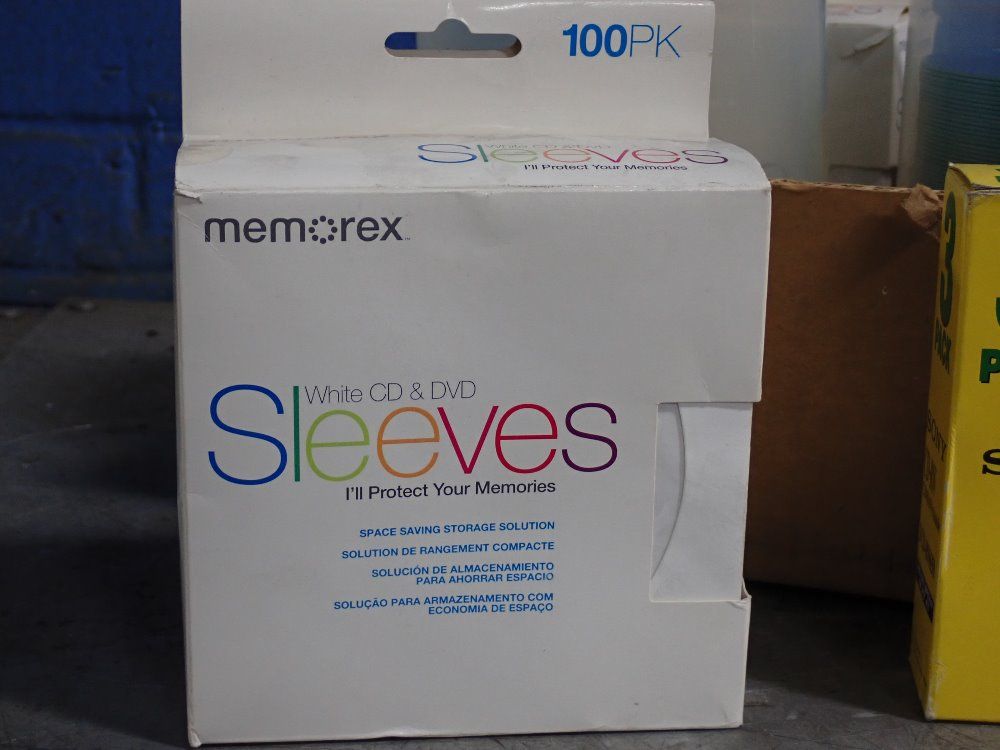 Sony/memorex/hp Cd's, Cd Sleeves, Cd Holders
