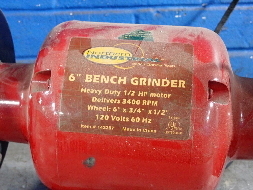 Northern Industrial 6 Bench Grinder