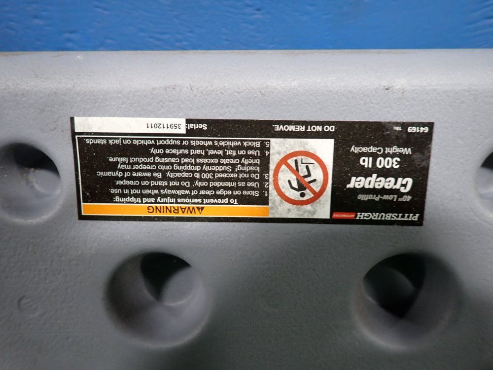 Pittsburgh Automotive 300 Lbs Creeper - 64169