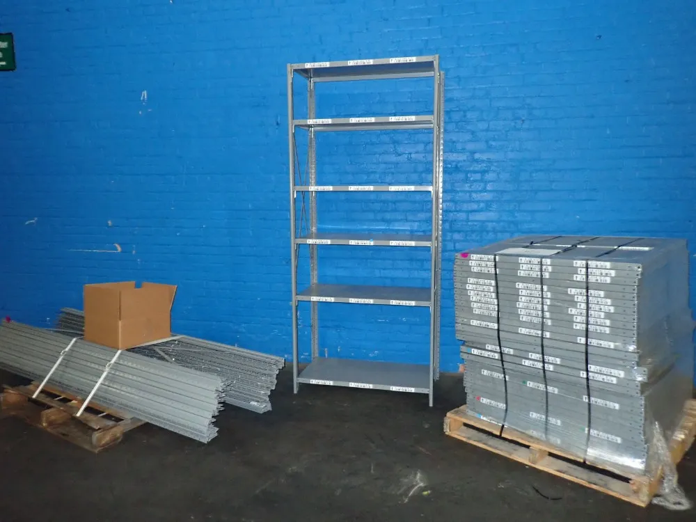 10 RACKS W/6 SHELVES 