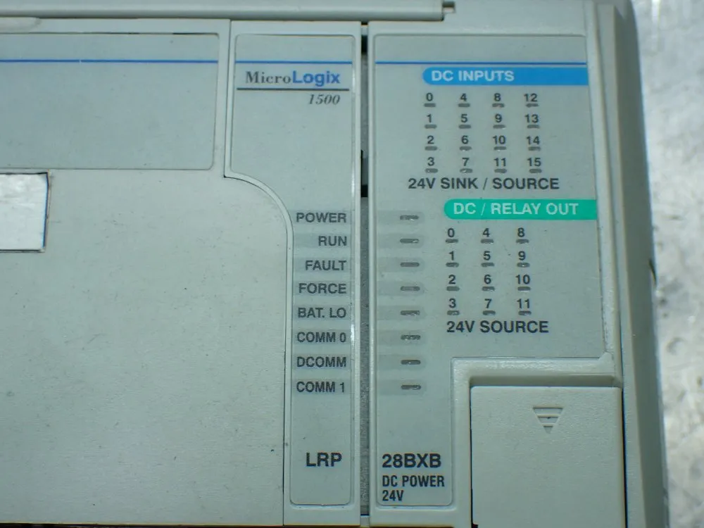 Allen-bradley Micrologix 1500 Processor Unit W/1764-28bxb Base - 1764-lrp