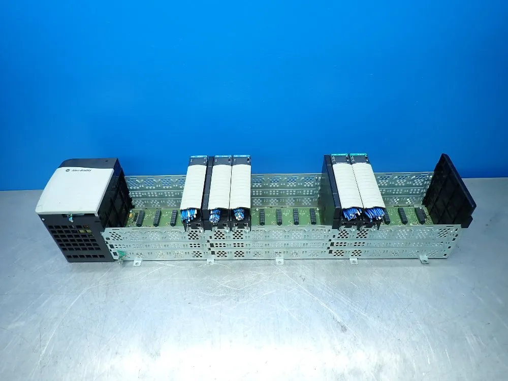 Allen-bradley Controllogix 17-slot Chassis With Psu And I/o Modules - 1756-a17