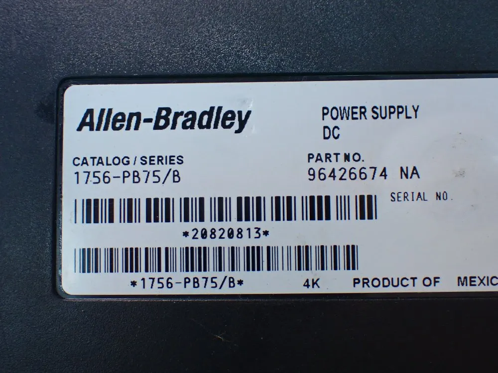 Allen-bradley Controllogix 17-slot Chassis With Psu And I/o Modules - 1756-a17