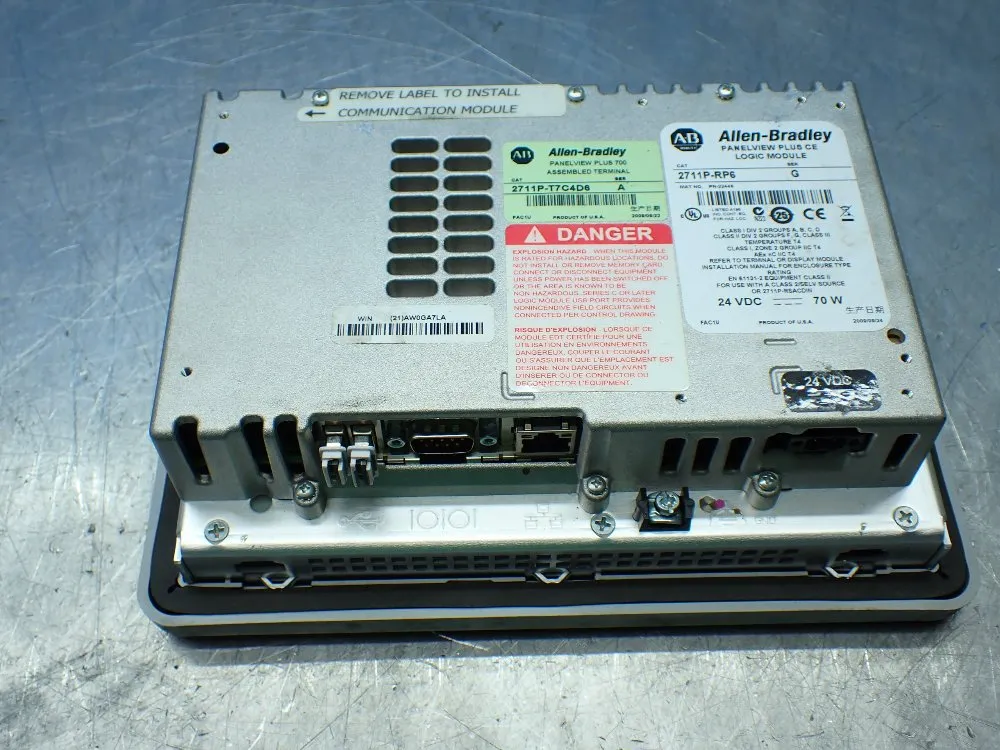 Allen-bradley Panelview Plus 700 Operator Panel Interface - 2711p-t7c4d6
