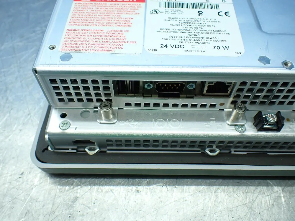 Allen-bradley Panelview Plus 700; Operator Panel - 2711p-t7c4d1