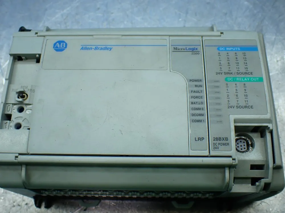 Allen-bradley Micrologix 1500 Processor Unit With 1764-28bxb Base Unit - 1764-lrp
