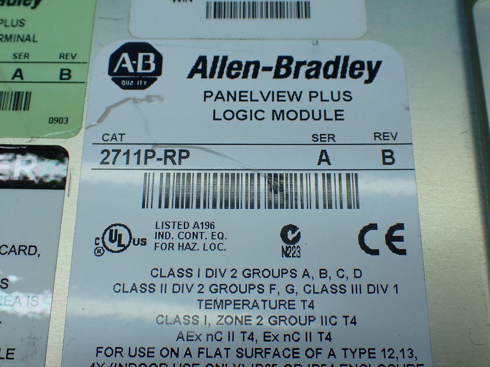 Allen-bradley Panelview Plus 1000 Operator Panel - 2711p-b10c4d1