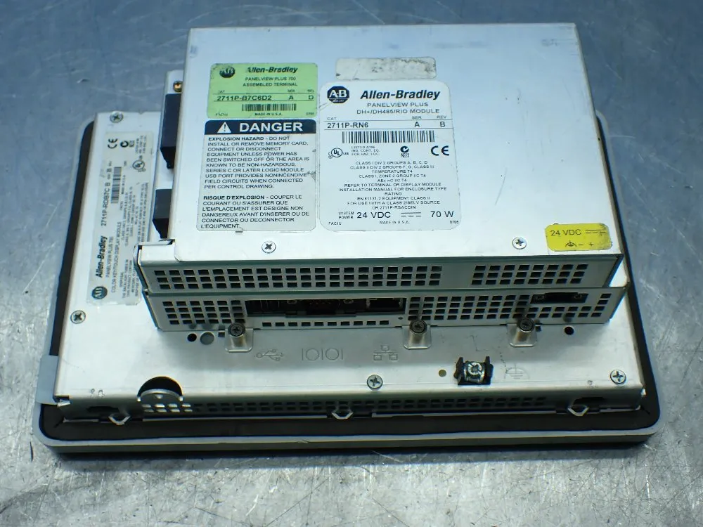 Allen-bradley Panelview Plus 700 Operator Panel Interface . - 2711p-b7c6d2