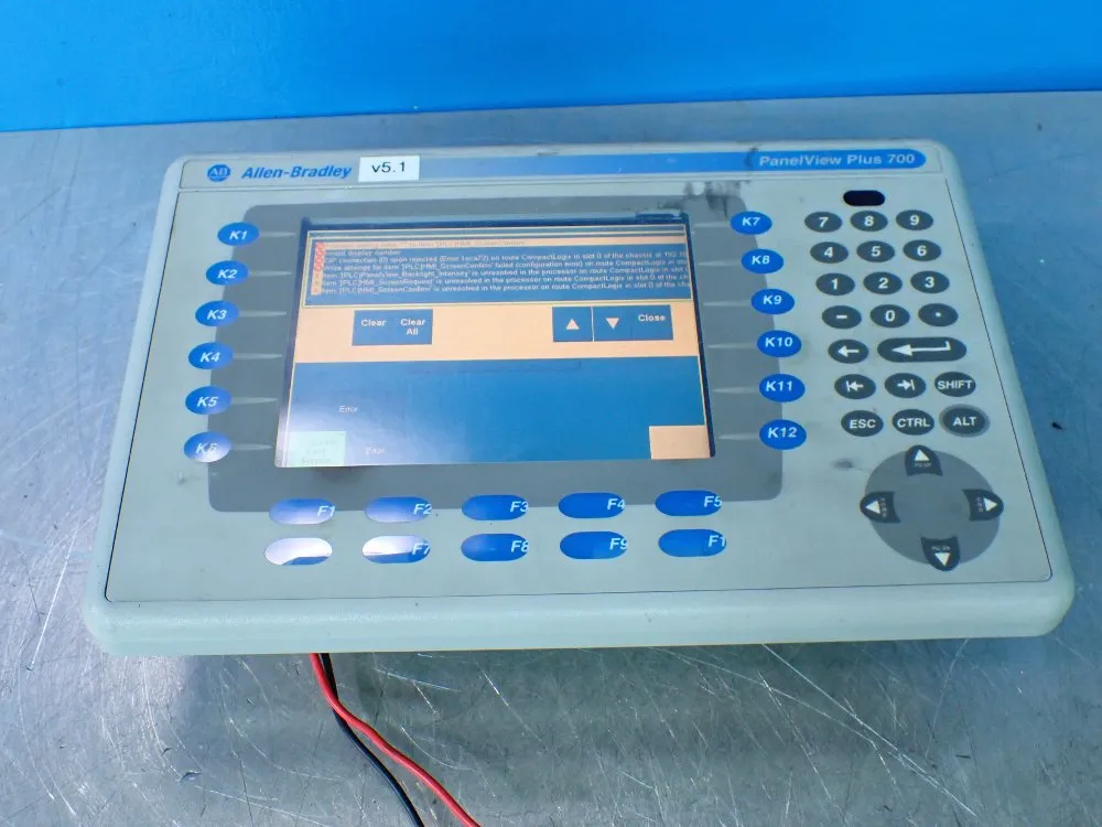 Allen-bradley Panelview Plus, 700 Operator Panel Interface - 2711p-b7c4d1