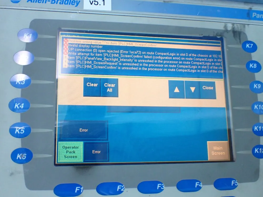 Allen-bradley Panelview Plus, 700 Operator Panel Interface - 2711p-b7c4d1