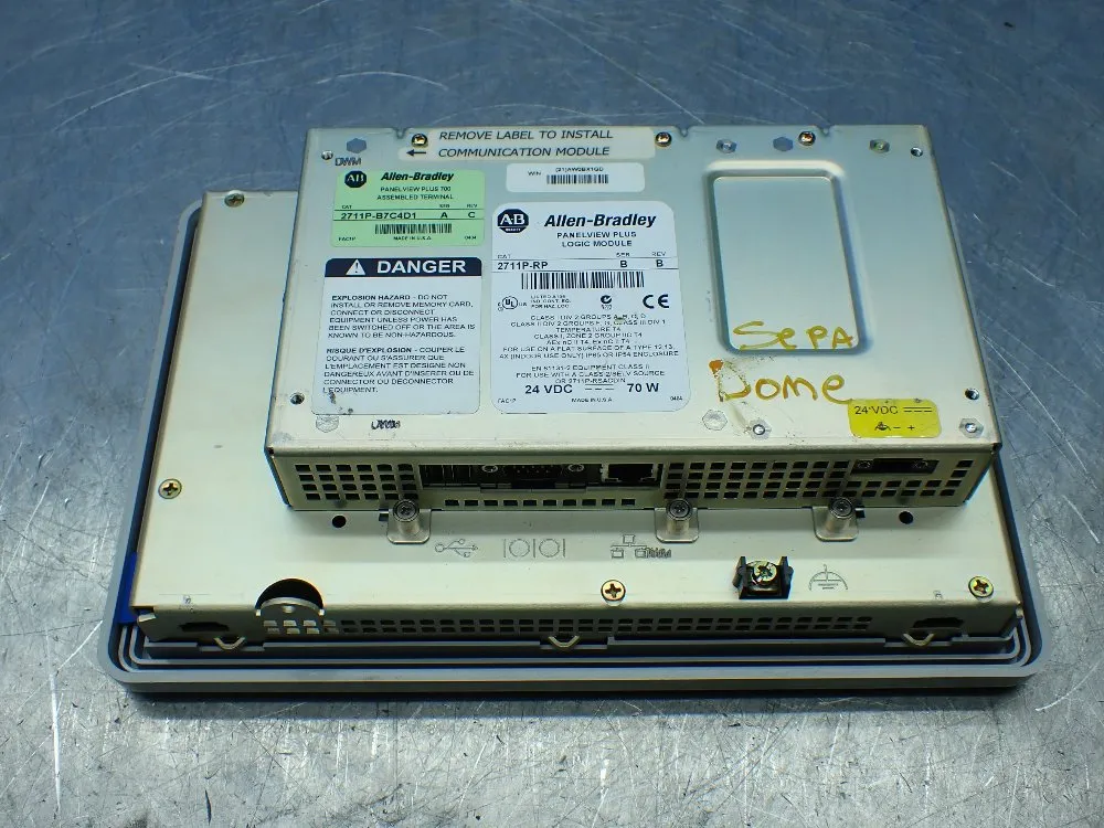 Allen-bradley Panelview Plus, 700 Operator Panel Interface - 2711p-b7c4d1