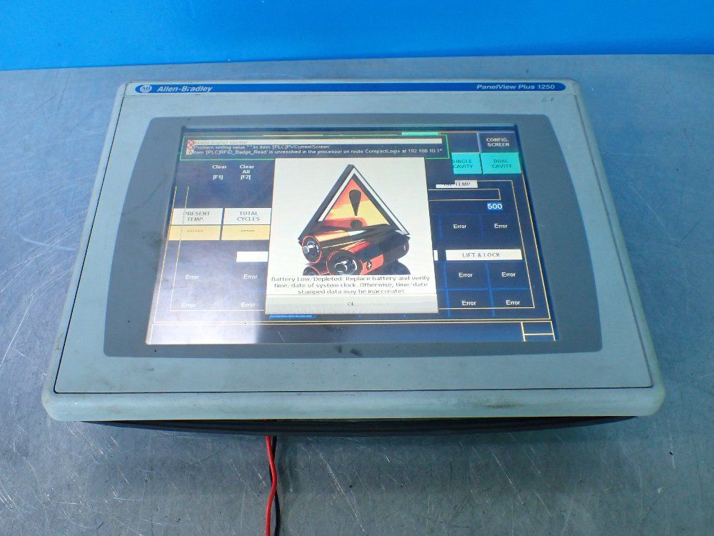 Allen-bradley Panelview Plus 1250 Operator Panel - 2711p-t12c4d8