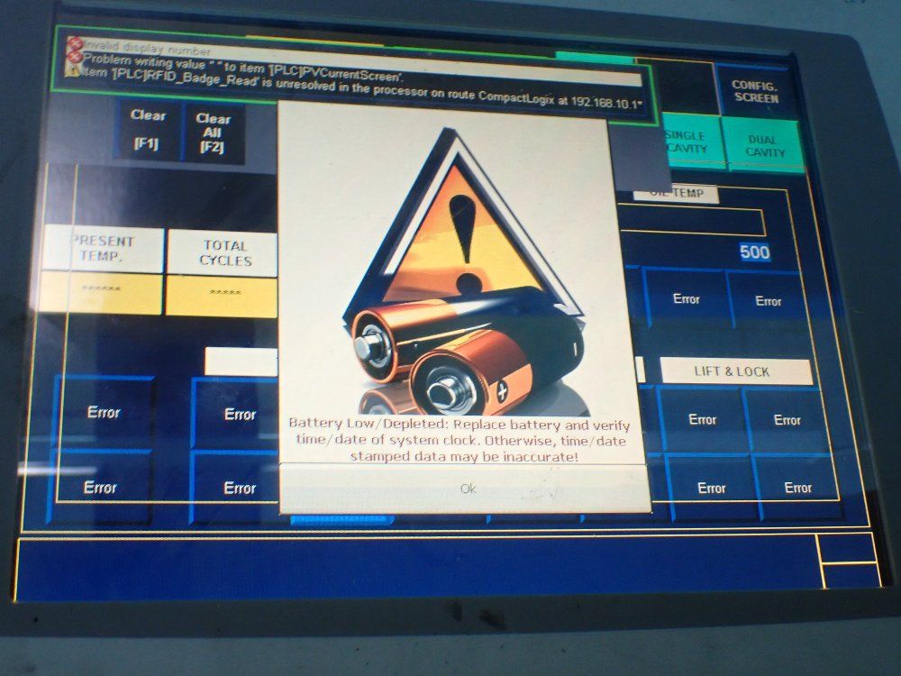 Allen-bradley Panelview Plus 1250 Operator Panel - 2711p-t12c4d8