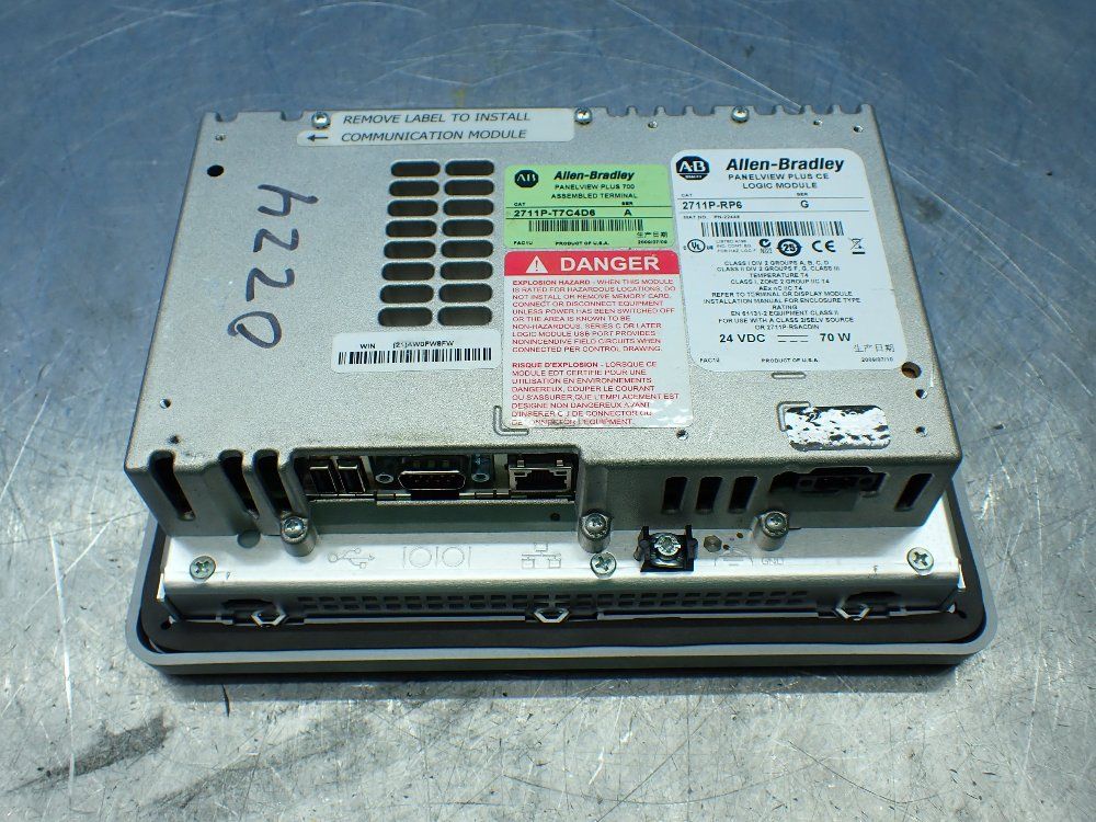 Allen-bradley Panelview Plus 700; Operator Panel Interface - 2711p-t7c4d6