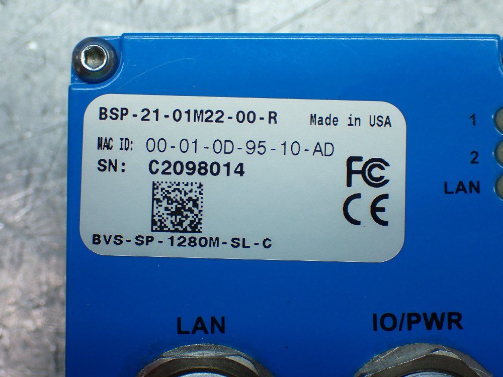 Teledyne Dalsa Mono Vision Sensor - Bvs-sp-1280m-sl-c