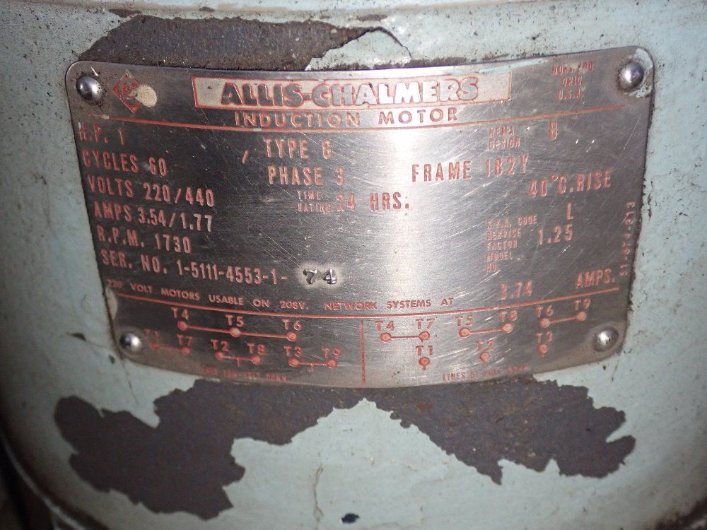 Abrasive Machine 6 1/2" X 11 1/2" Surface Grinder - No.1 1/2