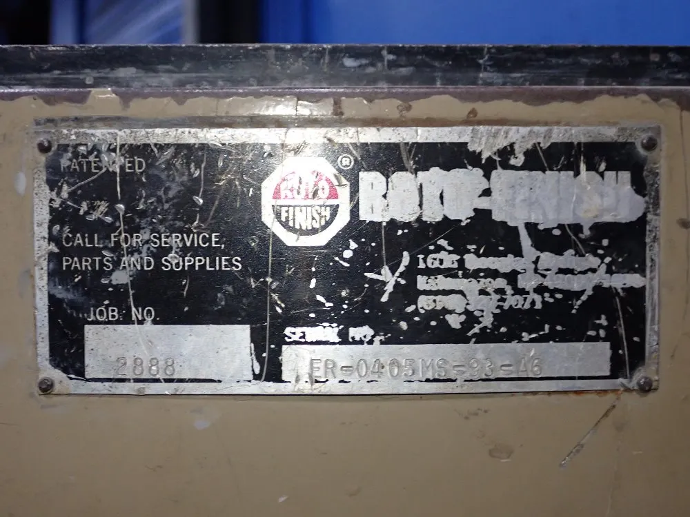 Roto-finish 46" Vibratory Bowl Finisher