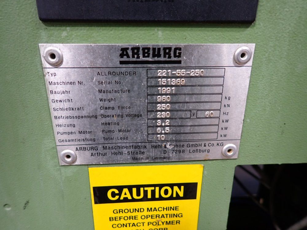 Arburg Injection Molder