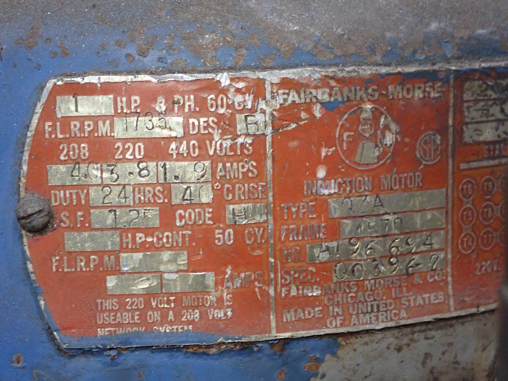 Bridgeport 9" X 42" Vertical Mill