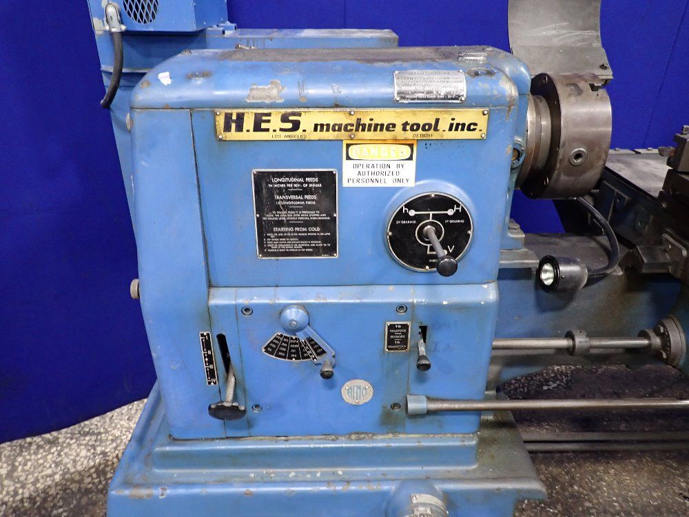 Hes 18" Hnc 450 Gap Bed Lathe - Hnc 450