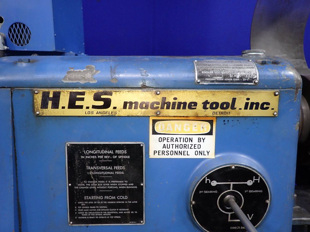 Hes 18" Hnc 450 Gap Bed Lathe - Hnc 450