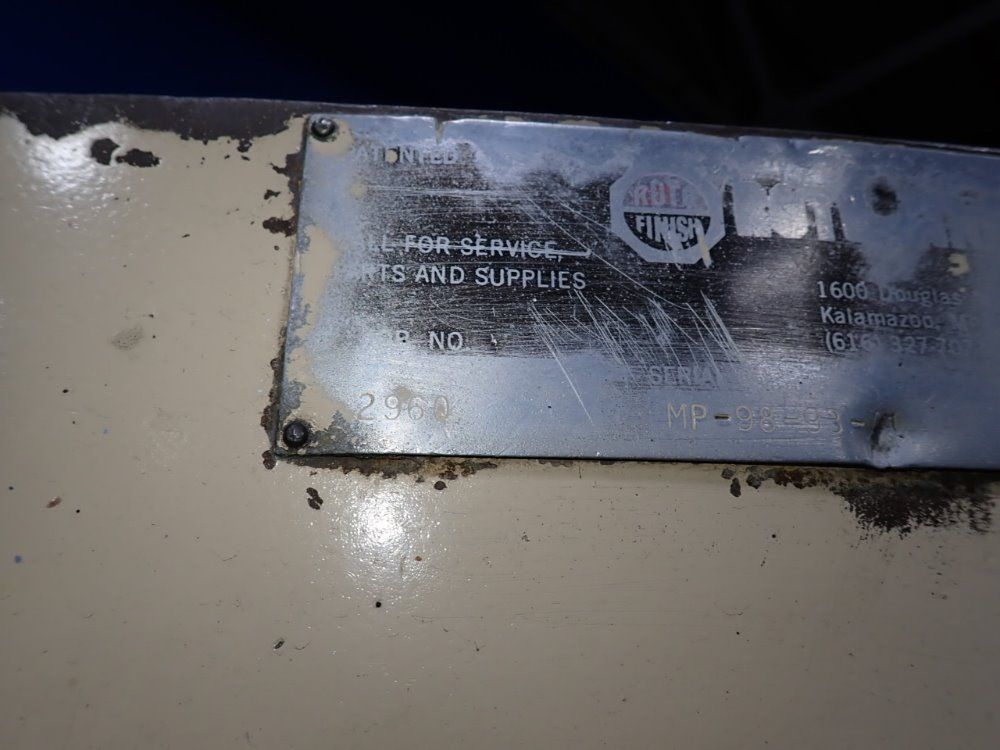 Roto-finish Company Inc 95" Multipass Finisher - 2960