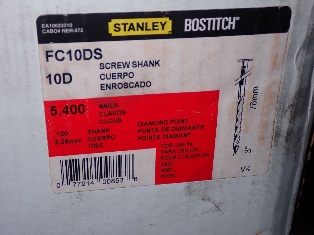 Stanley Bostitch 3" Coil Nails - Fc10ds
