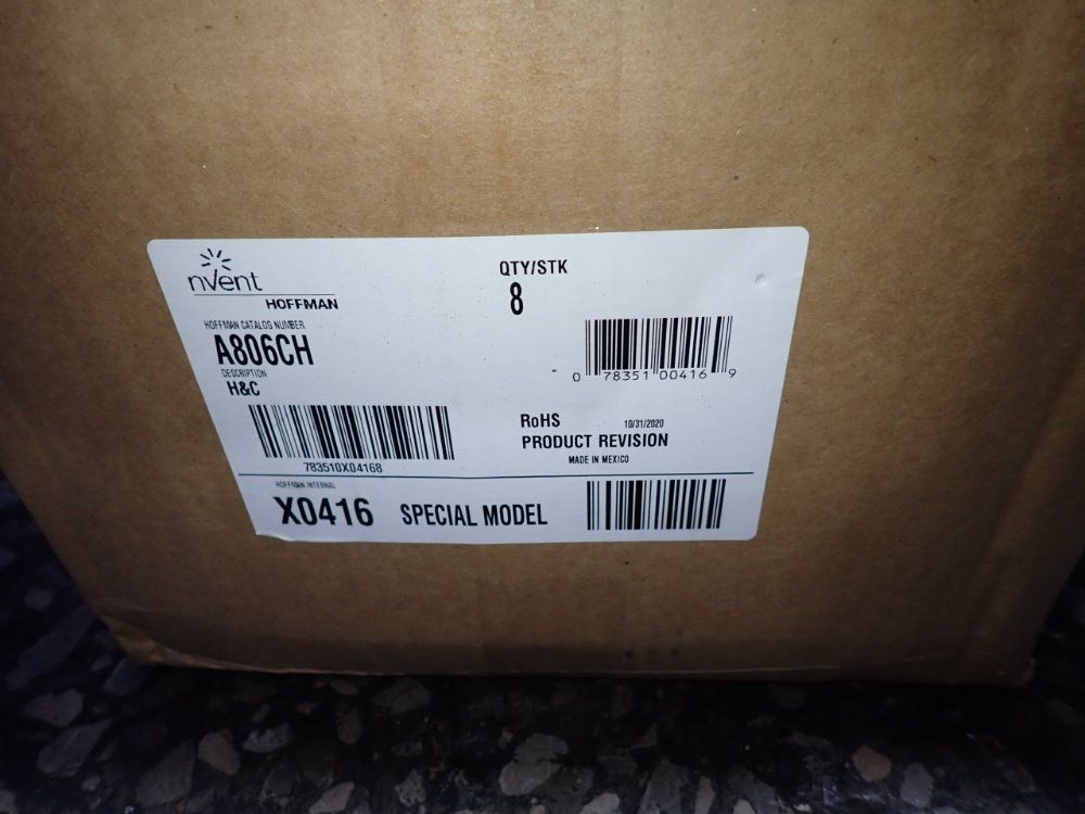 Hoffman 8"x6"x3 1/2" Electrical Enclosures - A806ch