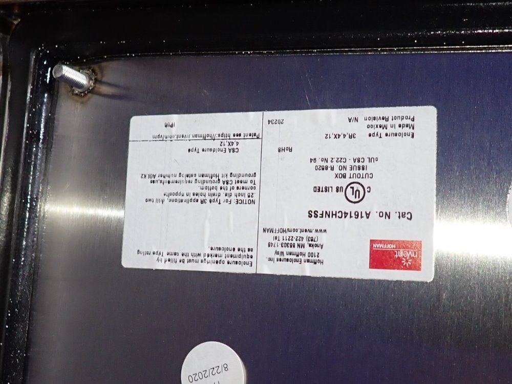 Hoffman 16"x14"x6" Electrical Enclosure - A1614chnfss