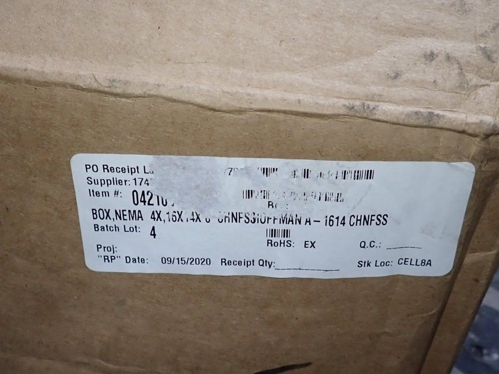 Hoffman 16"x14"x6" Electrical Enclosure - A1614chnfss