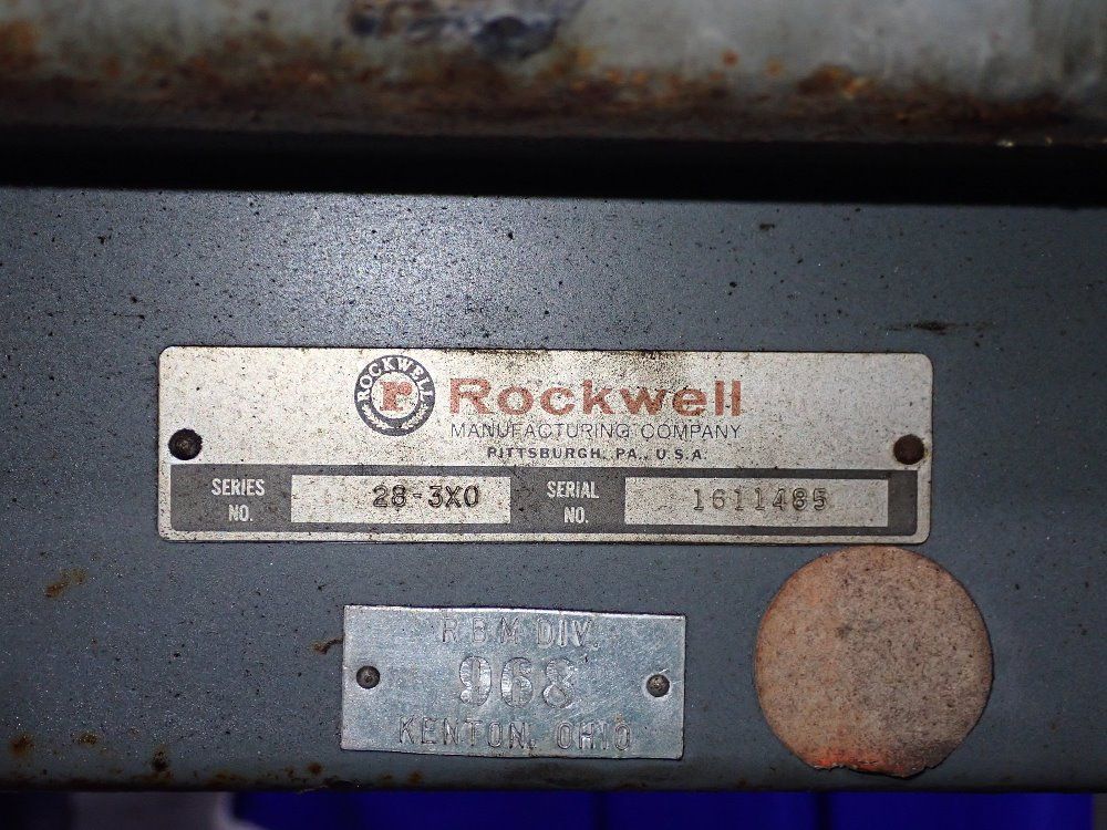 Rockwell 20" Vertical Band Saw - 28-3x0