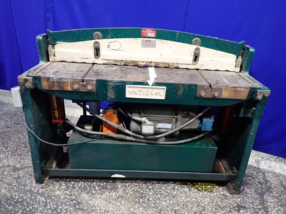 National Sheet Metal Machines Inc 16 Gauge Nh5216 Shear - Nh5216