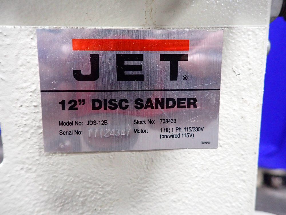 Jet 12" 12" Disc Grinder - Jds-12b