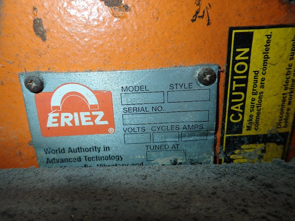 Eriez 2001 Eriez Hs26 Vibratory Feeder