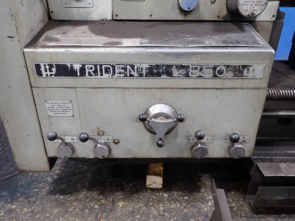 Clausing 41"/44" X 118" Trident 33" Gap Bed Lathe - Trident 33