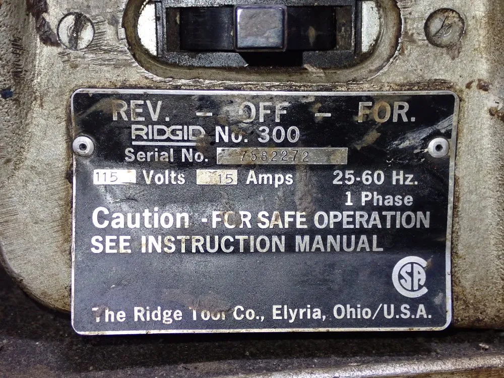 Ridgid Pipe Threader - No.300