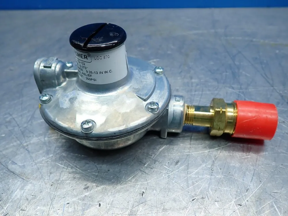 Fisher Outlet Pressure Range: 9.25-13in Wc (23-32 Mbar) 912-series Pressure Regulator - 912-122