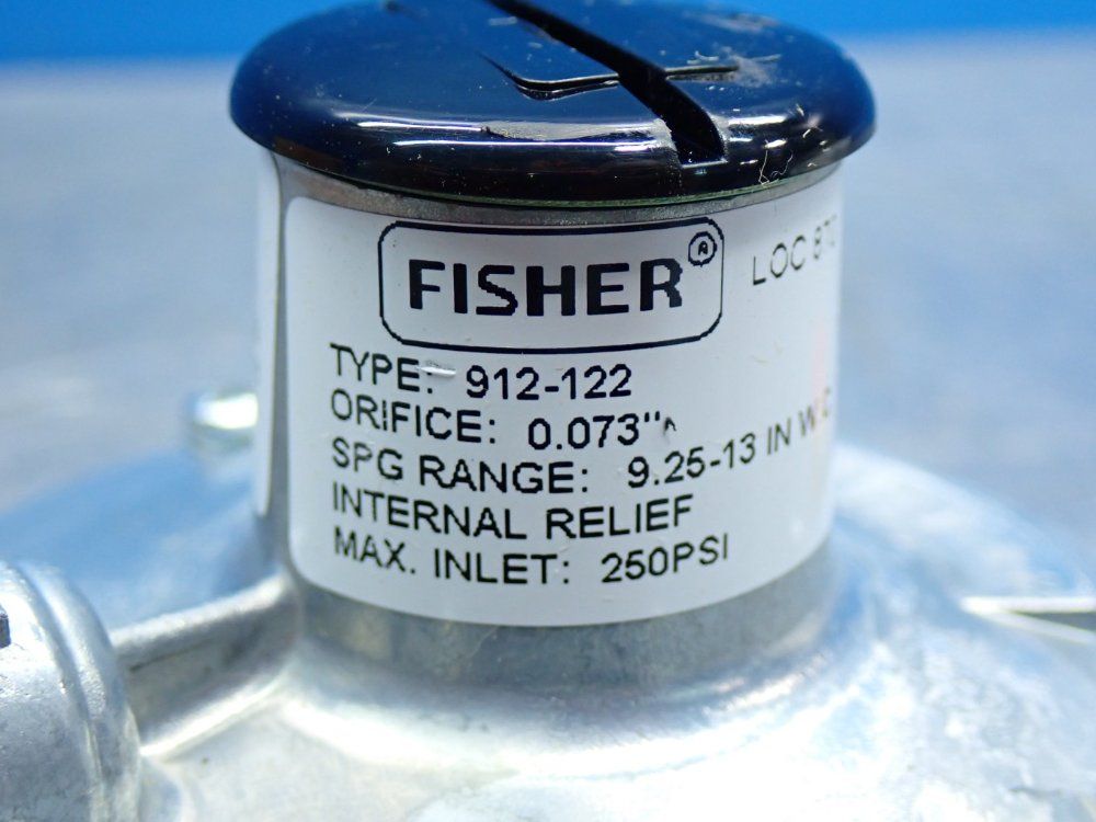 Fisher Outlet Pressure Range: 9.25-13in Wc (23-32 Mbar) 912-series Pressure Regulator - 912-122