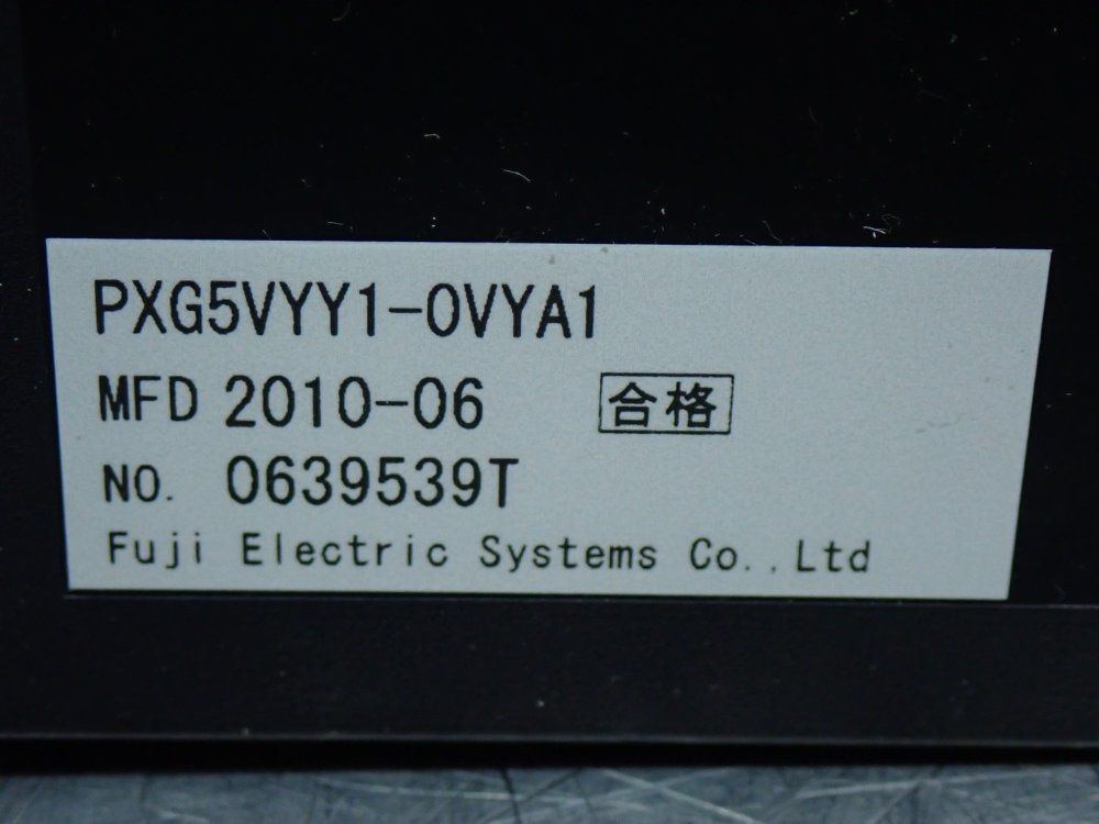 Fuji Pxg-series Temperature Controller - Pxg5vyy1-0vya1